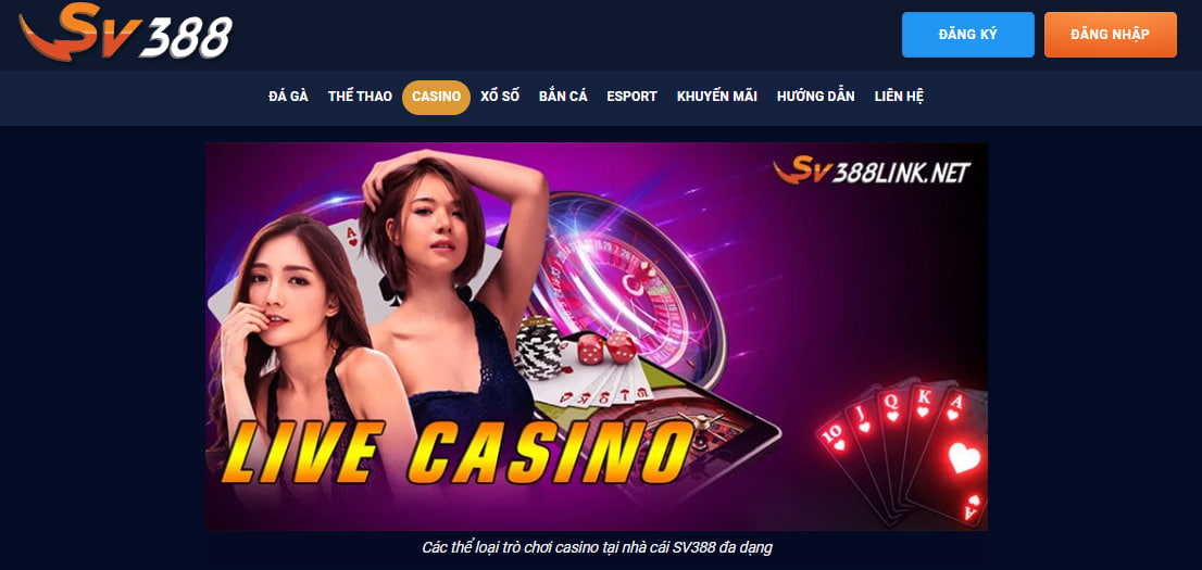 Những ưu điểm khi tham gia Casino Online Sv388 